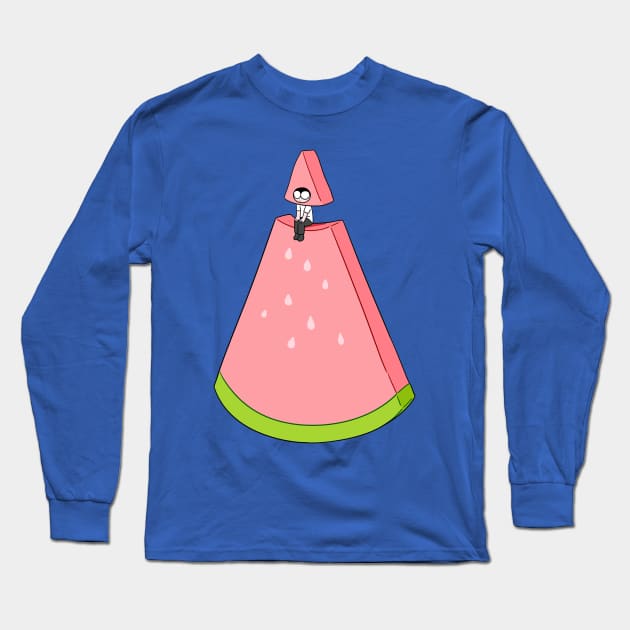 Watermelon Long Sleeve T-Shirt by linzaoyu